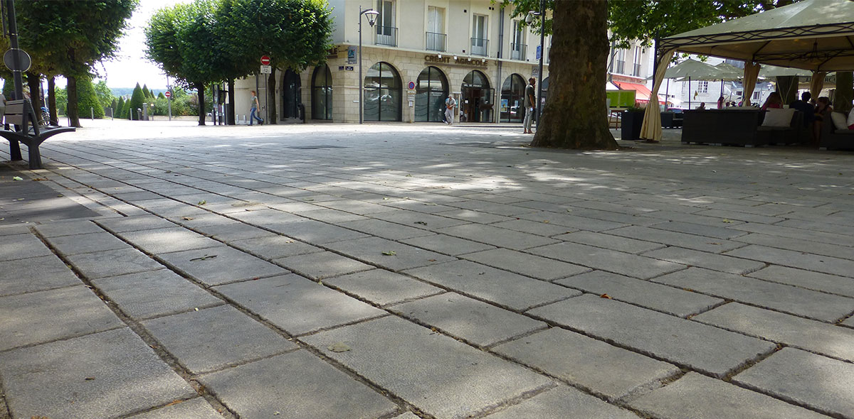 dallage place promenade blois 41 calminia pierre naturelle vente fabricant