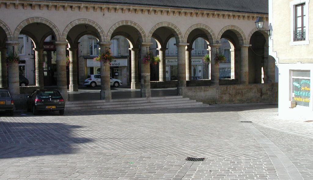 pavé confort emmarchement halles airvault 79600 nouvelle aquitaine