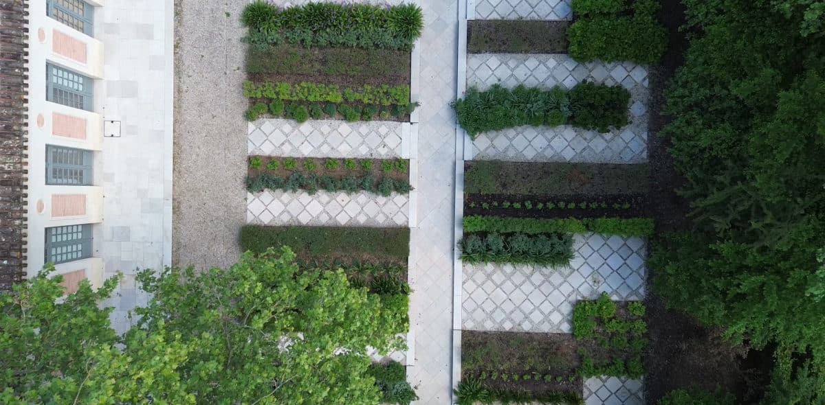 château du Marquis d’Alesme dalles jardin